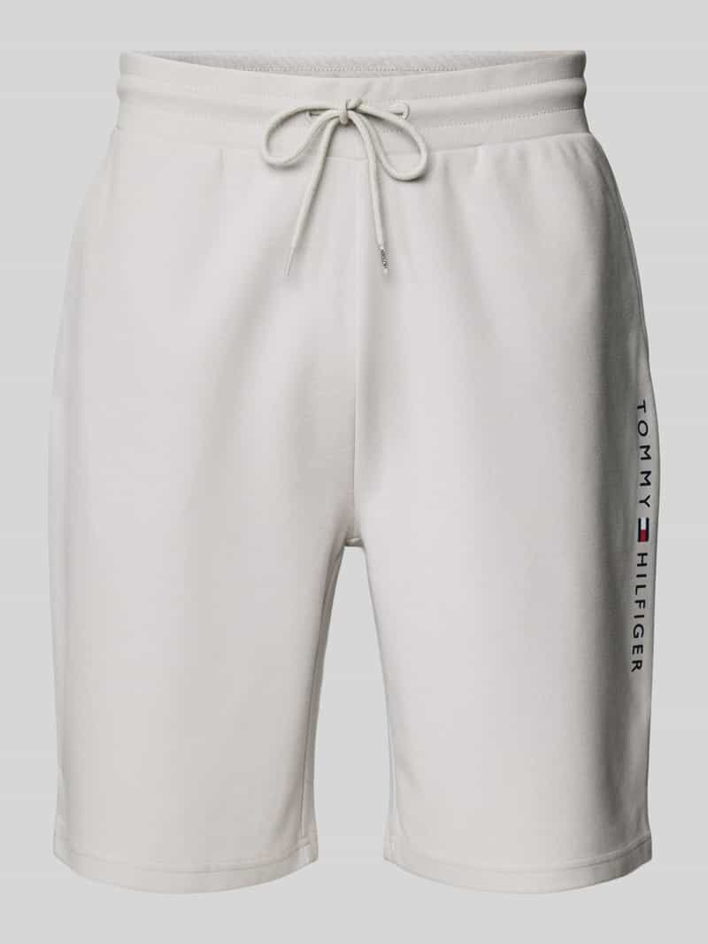 Tommy Hilfiger Sweatshorts met labelprint