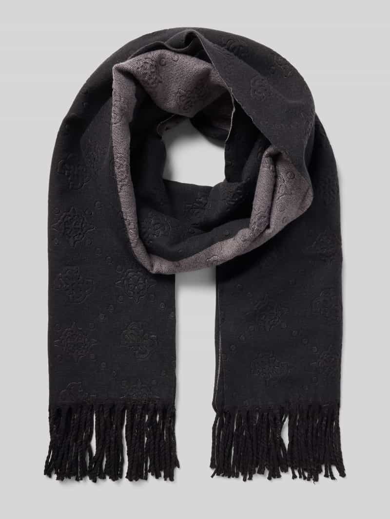 Guess Sjaal met viscose en koordjes