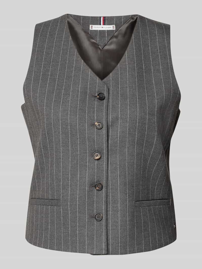 Tommy Hilfiger Shaped fit gilet met viscose