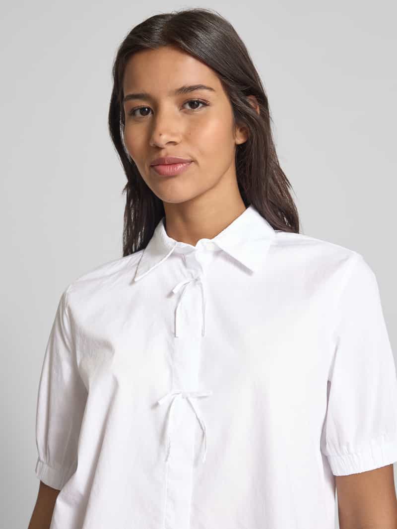 milano italy Regular fit overhemdblosue met 1 2-mouwen
