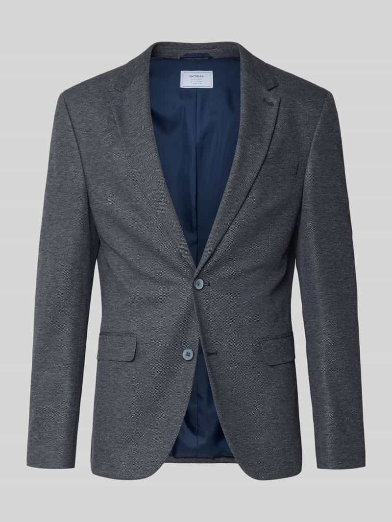 MCNEAL 2-knoops colbert met reverskraag