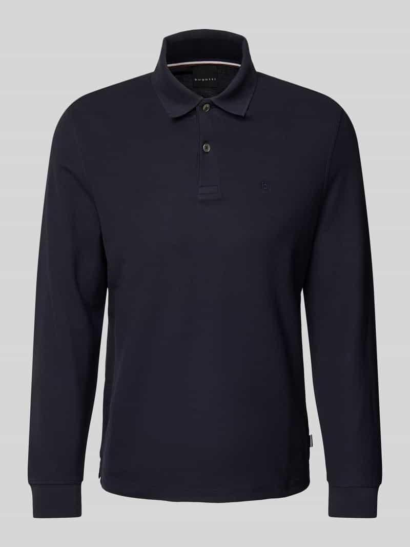 Bugatti Poloshirt met labelstitching