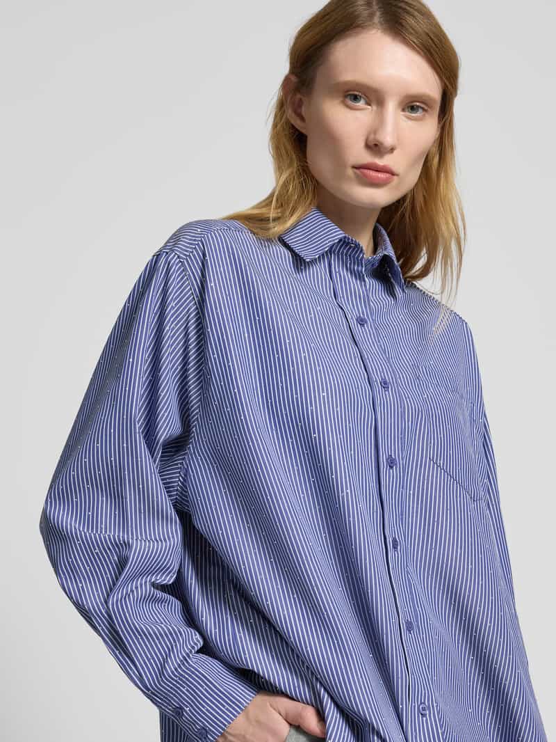 NEO NOIR Overhemdblouse met knoopsluiting model 'Dalma'