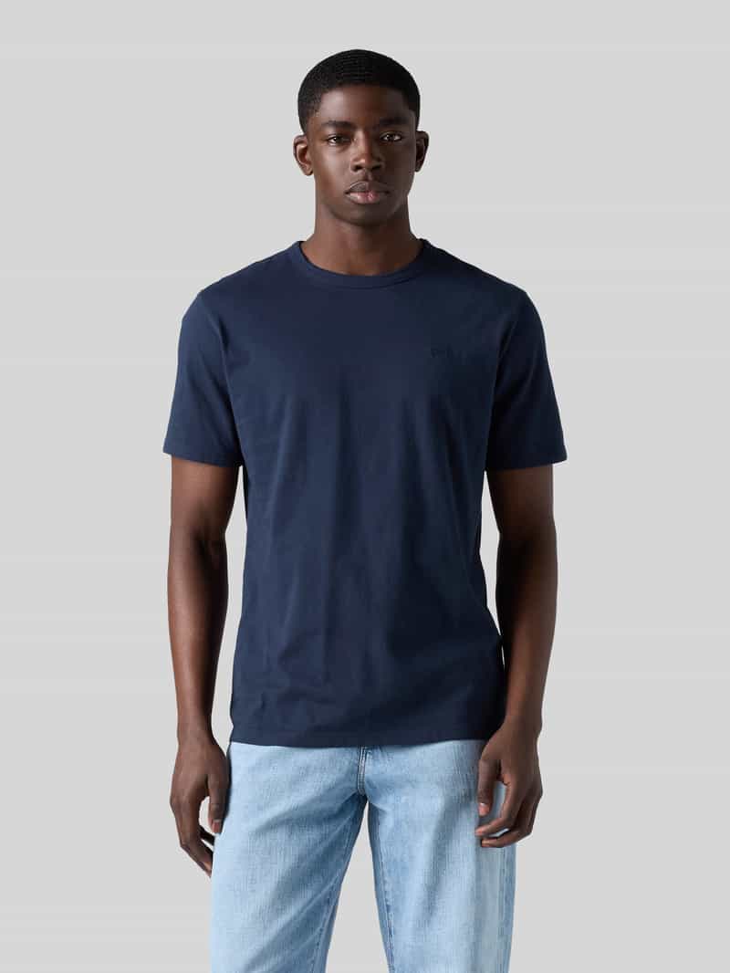 Levi's regular T-shirt donkerblauw marineblauw, foto 4