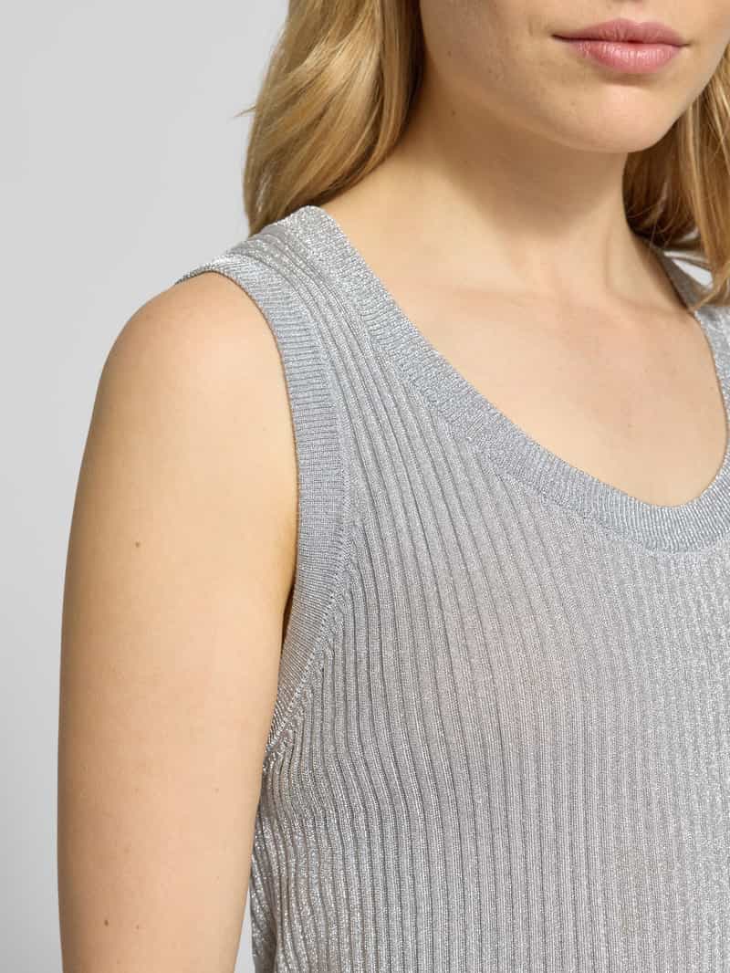 MOS MOSH Tanktop met ronde hals model 'Relena'