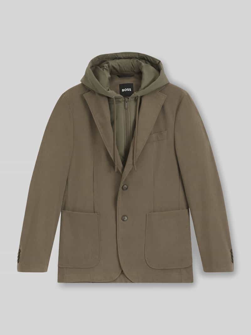 Boss Slim fit colbert in casual dubbele-laagjeslook model 'P-HANRY'