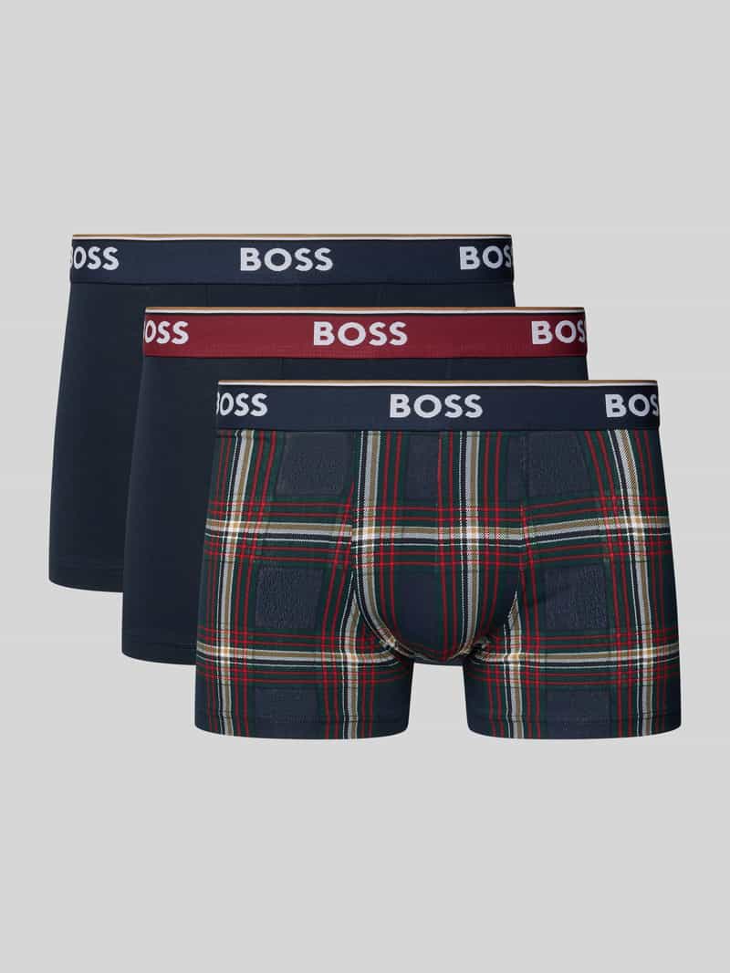 Boss Relaxed fit boxershort van katoenmix in een set van 3 stuks
