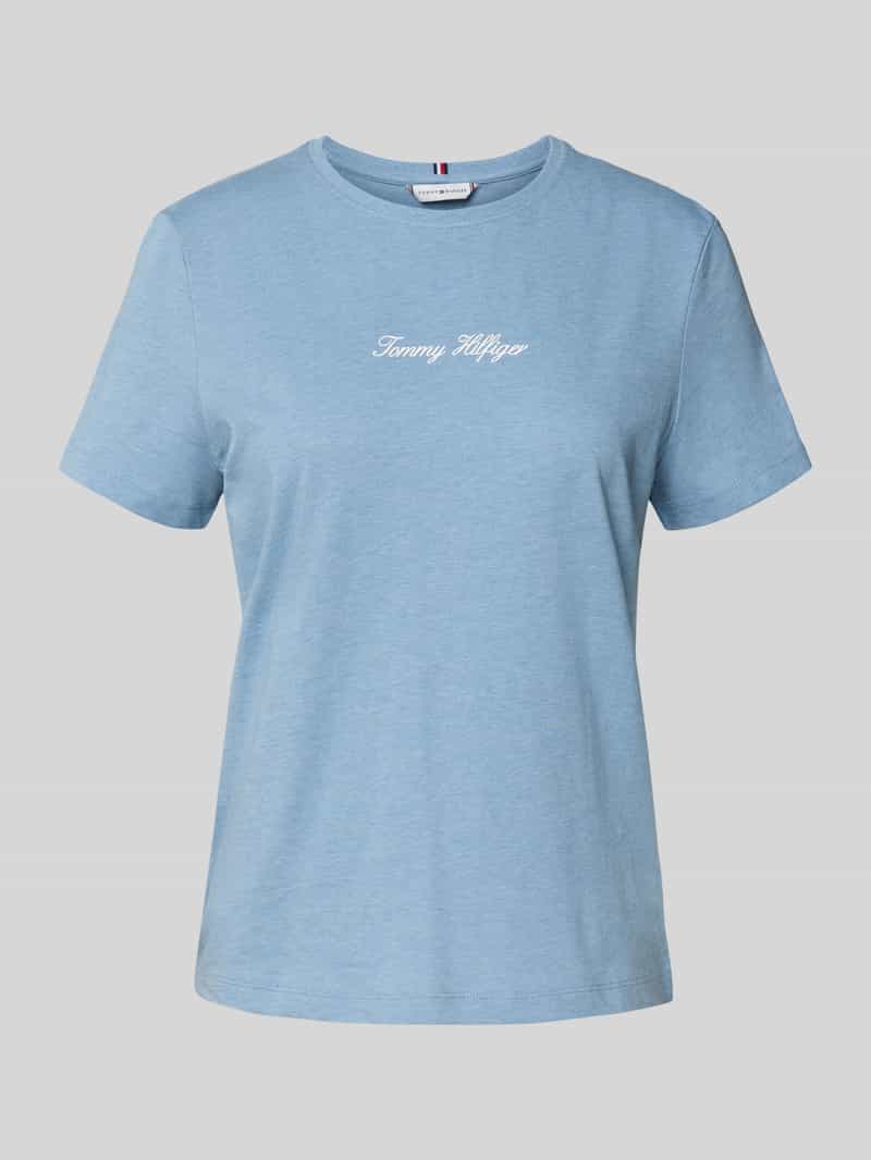 Tommy Hilfiger Regular fit T-shirt van puur katoen