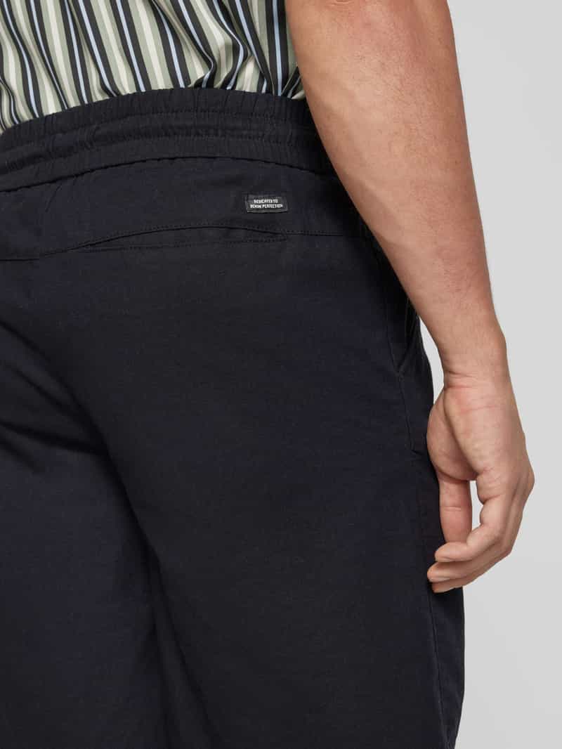 Blend Regular fit sweatshorts van linnenmix model 'BAY'