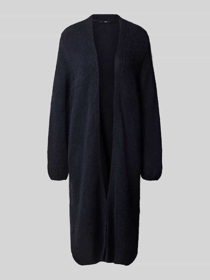 LANIUS Relaxed fit gebreide lange jas van alpacamix