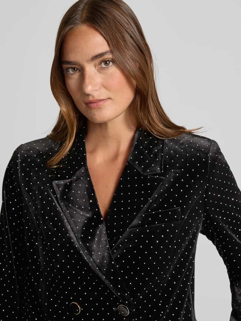 YAS Regular fit blazer met siersteentjes model 'HELLA'