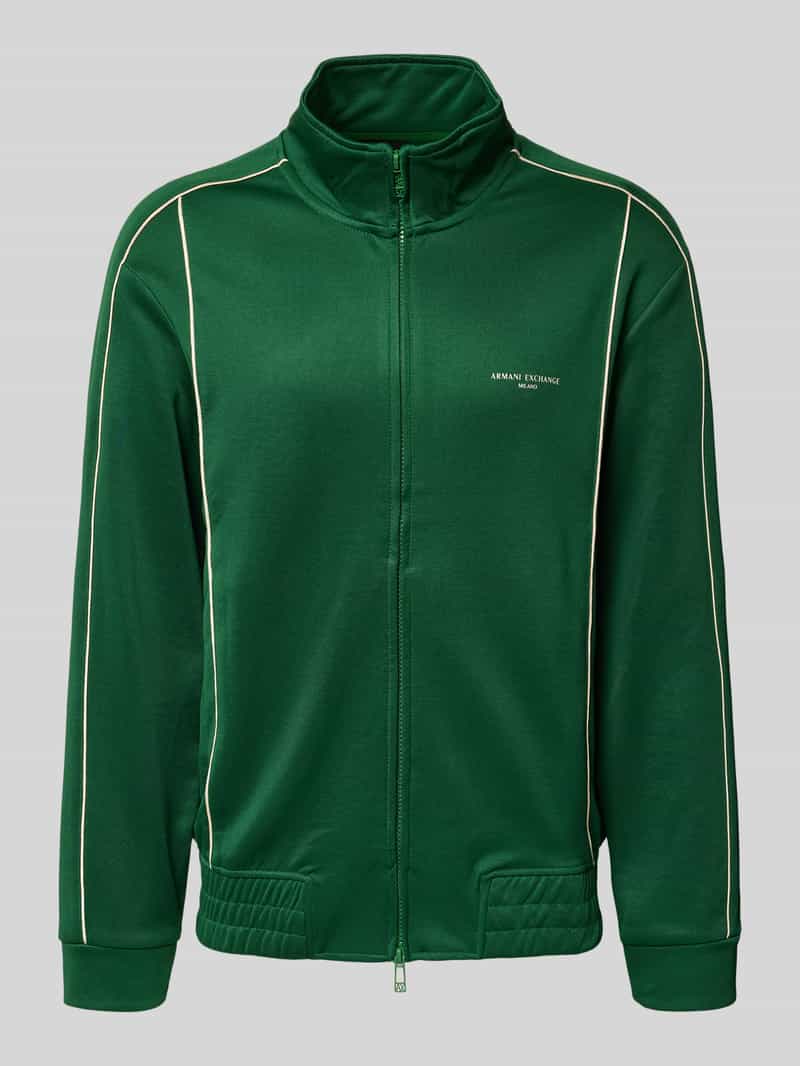 Armani Exchange Sweatjack met ritssluiting model 'FELPA'