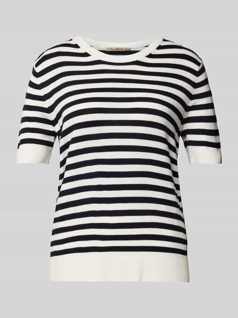 Gebreid shirt met ronde hals