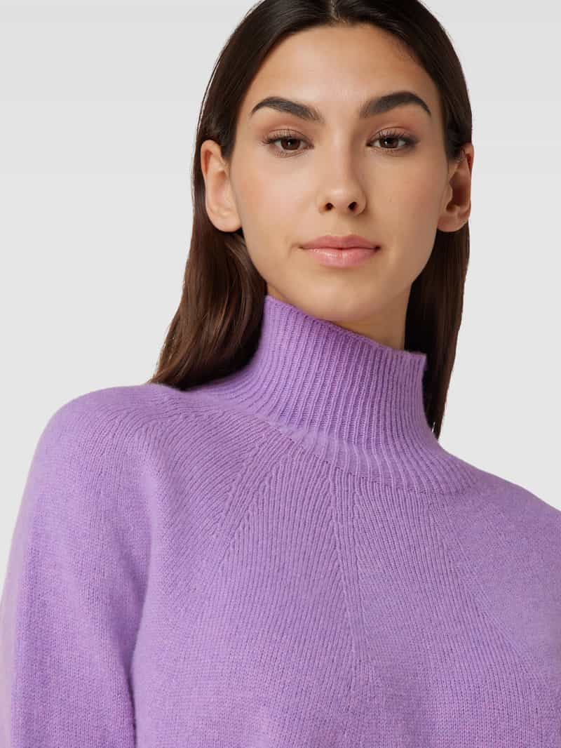 drykorn Gebreide pullover van scheerwol met opstaande kraag model 'LYZA'