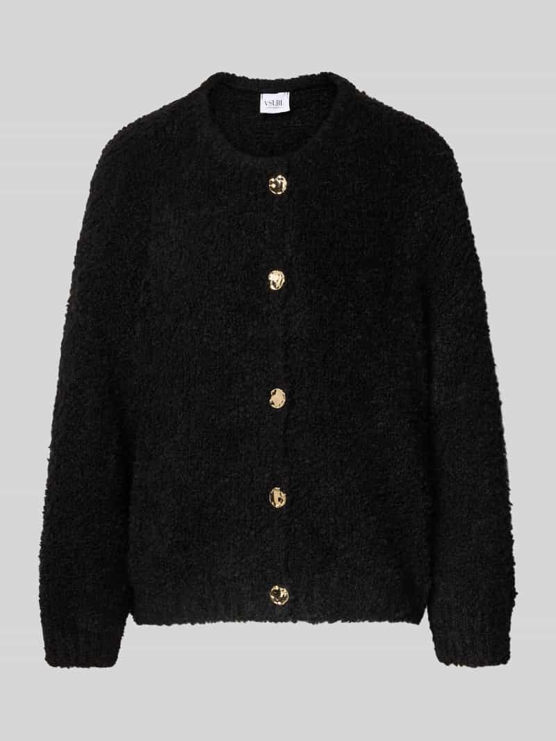 VILLA SOPHIE Loose fit gebreid jack met wol