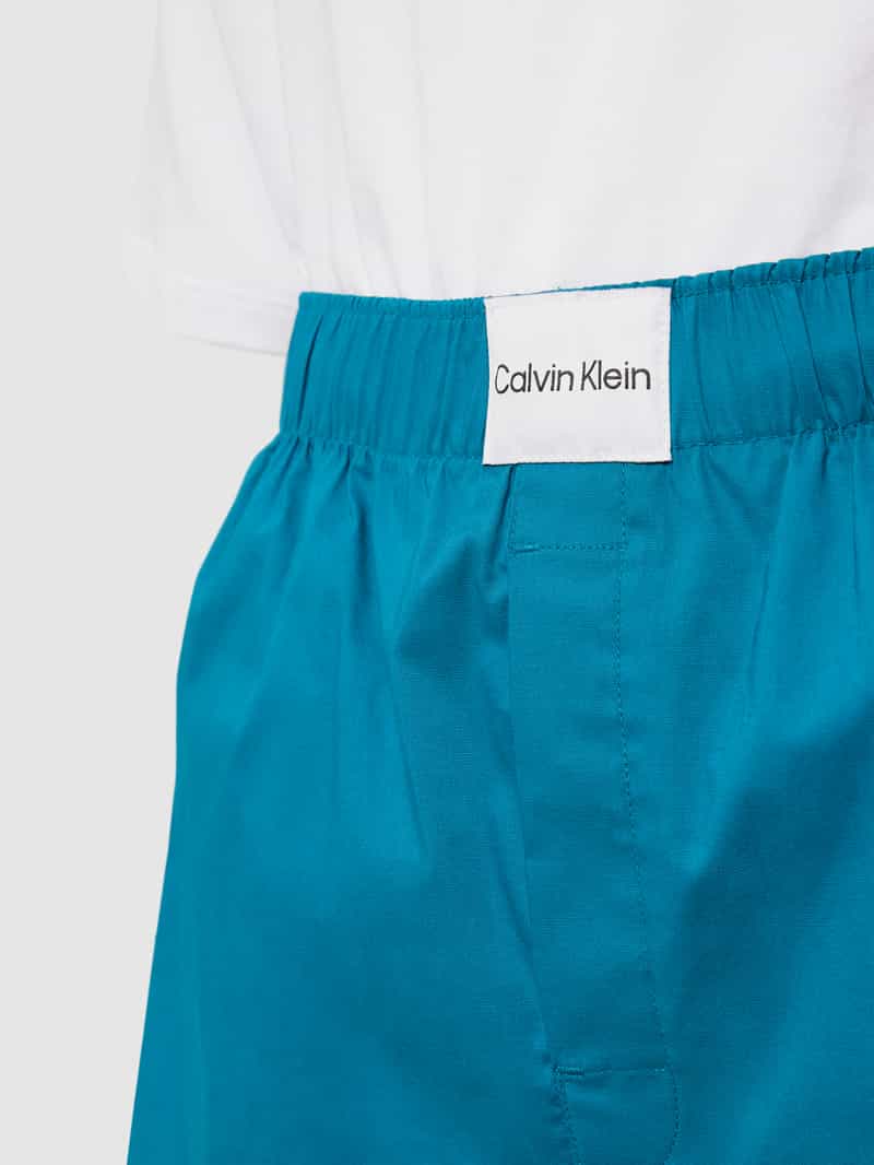Calvin Klein Underwear Pyjama met labelstitching model 'PURE COTTON'
