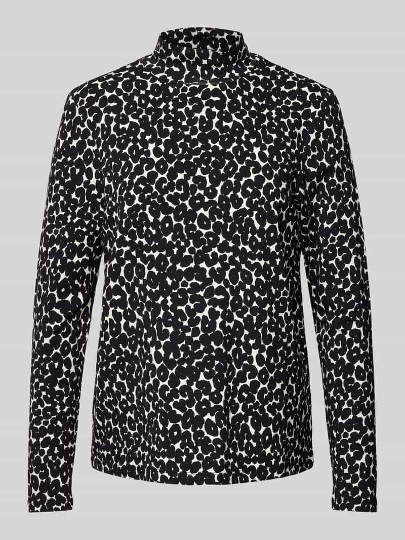 Street One Shirt met lange mouwen en opstaande kraag