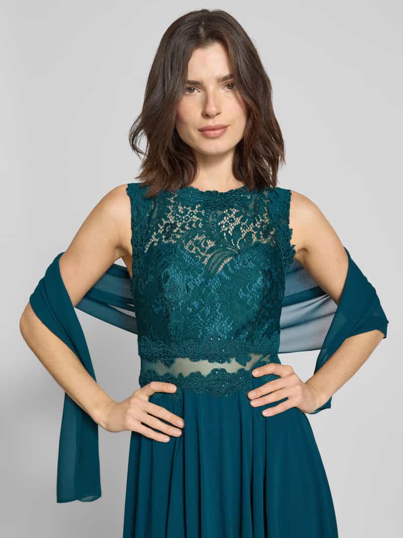 Mascara Avondjurk met ronde hals