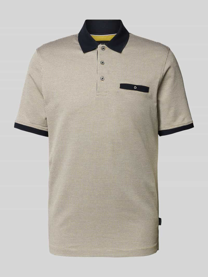 Bugatti Poloshirt met borstzak