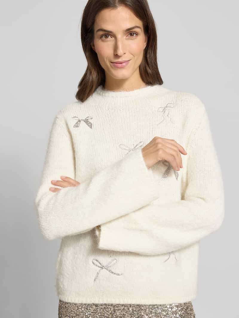 s.Oliver BLACK LABEL Regular fit gebreide pullover met wol