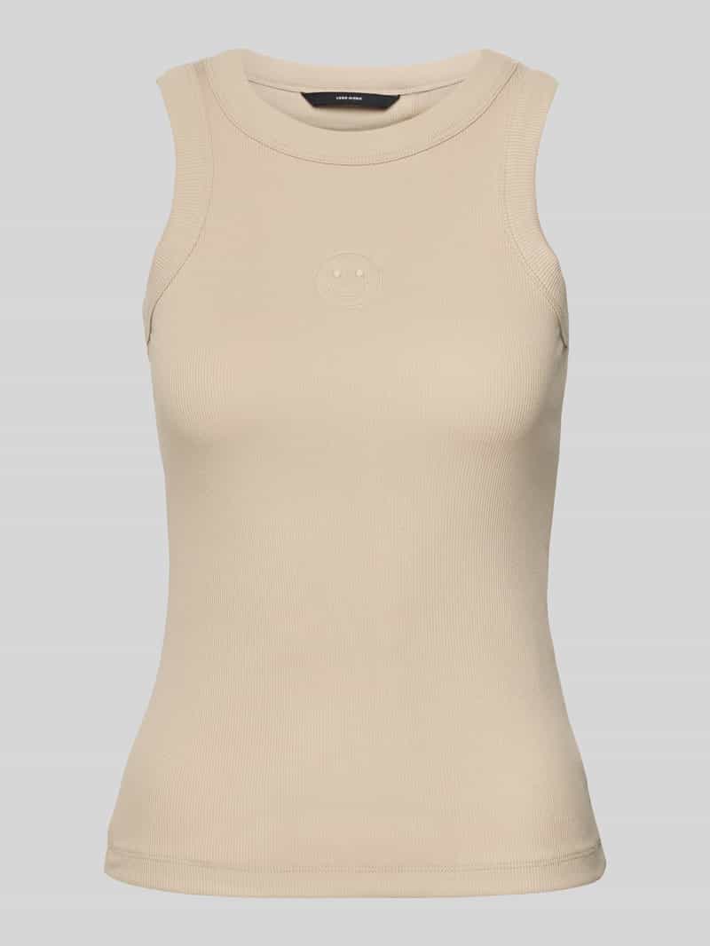 Vero Moda Slim fit tanktop van katoenmix model 'SMILE CAISA'