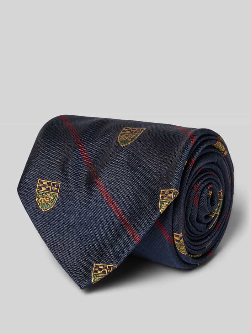 Polo Ralph Lauren Zijden stropdas met labeldetail aan de achterkant