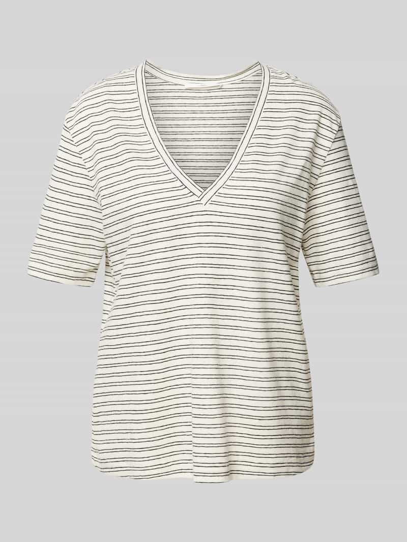 T-shirt met V-hals