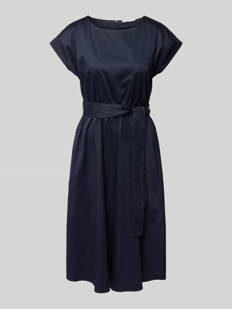 Christian Berg Woman Selection Midi-jurk met strikceintuur