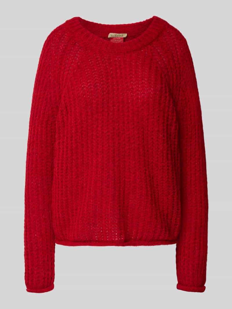 Smith and Soul Gebreide pullover met ronde hals en rolzoom