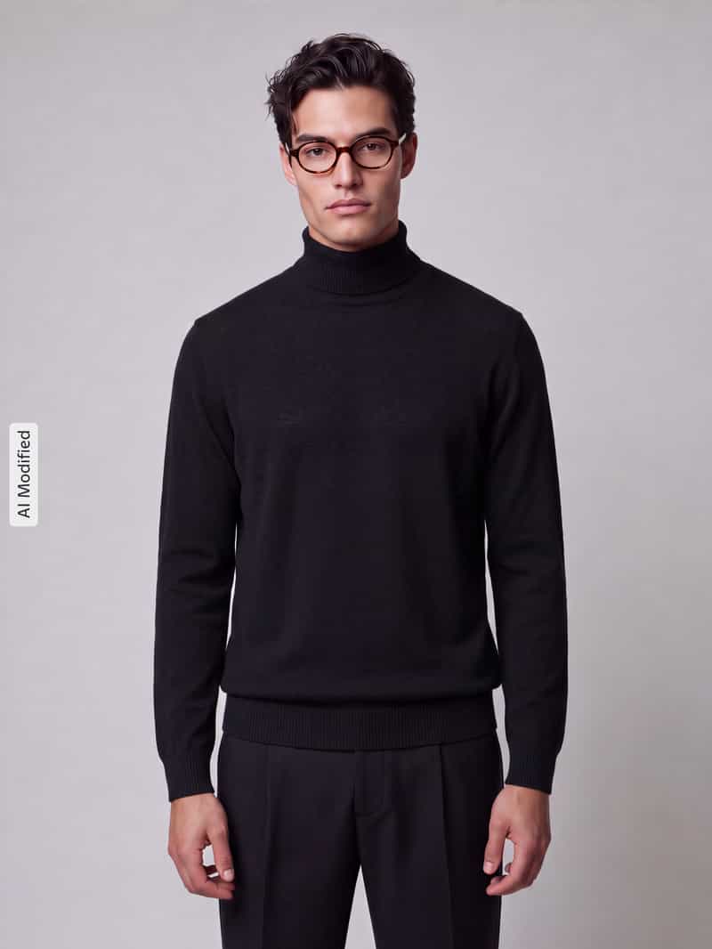 Jake*s Studio Men Regular fit coltrui van zuivere wol model 'MIKO'