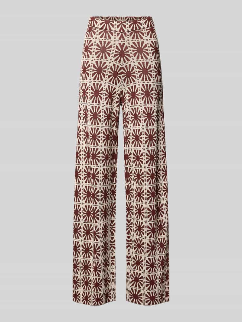 Flared cut broek in all-over look model 'JASPER'