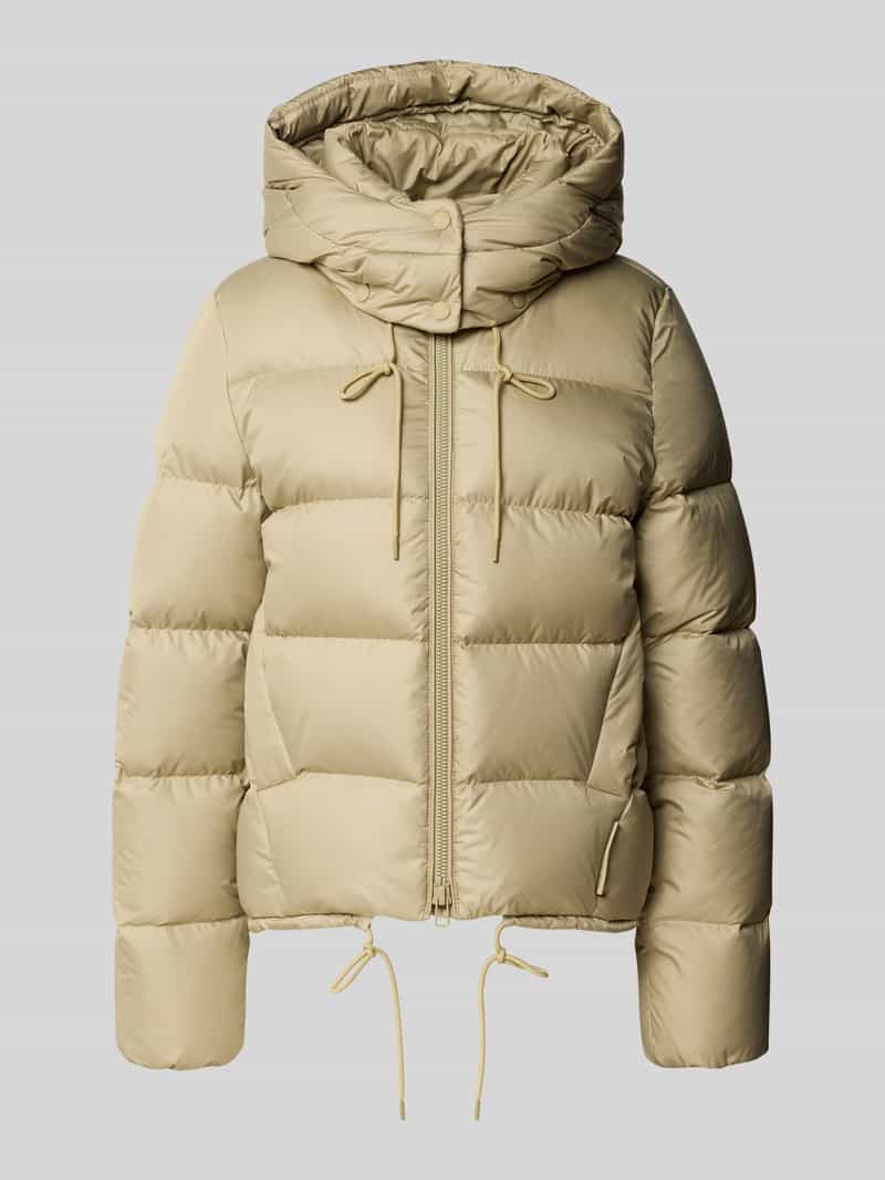 Marc O'Polo DENIM Donsjack met afneembare capuchon en boxy pasvorm