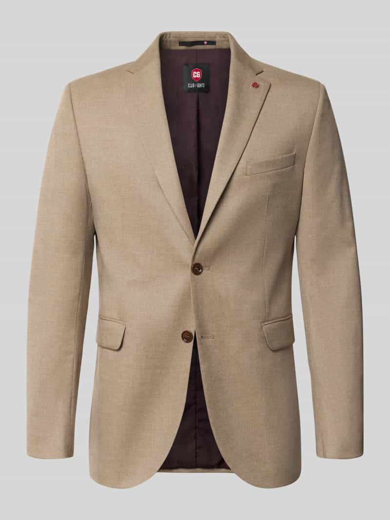 Slim fit colbert met viscose, model 'Colvin'
