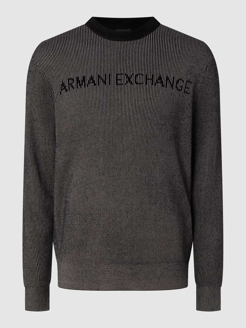 Armani Exchange Pullover met streepmotief