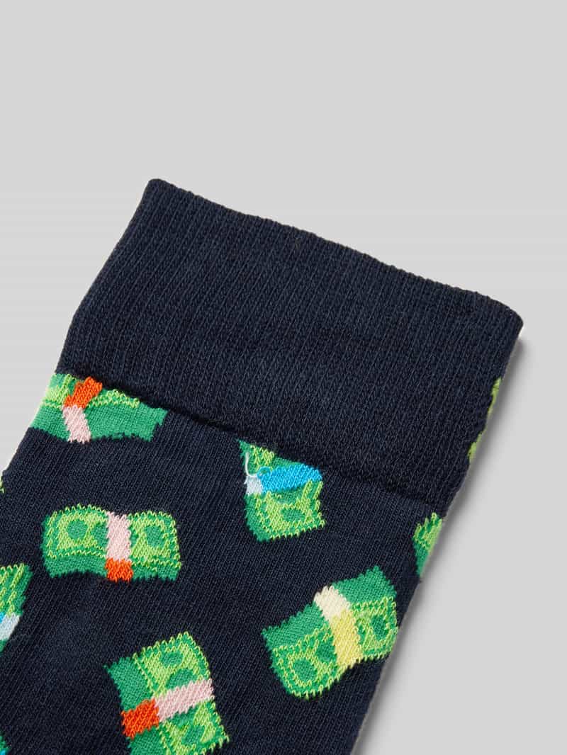 Happy Socks Sokken met labelprint