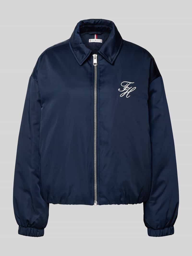 Tommy Hilfiger Regular fit bomberjack met logodetail
