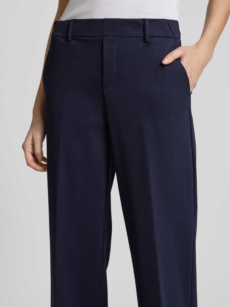 STEHMANN Straight leg stoffen broek met steekzakken model 'Fenja'