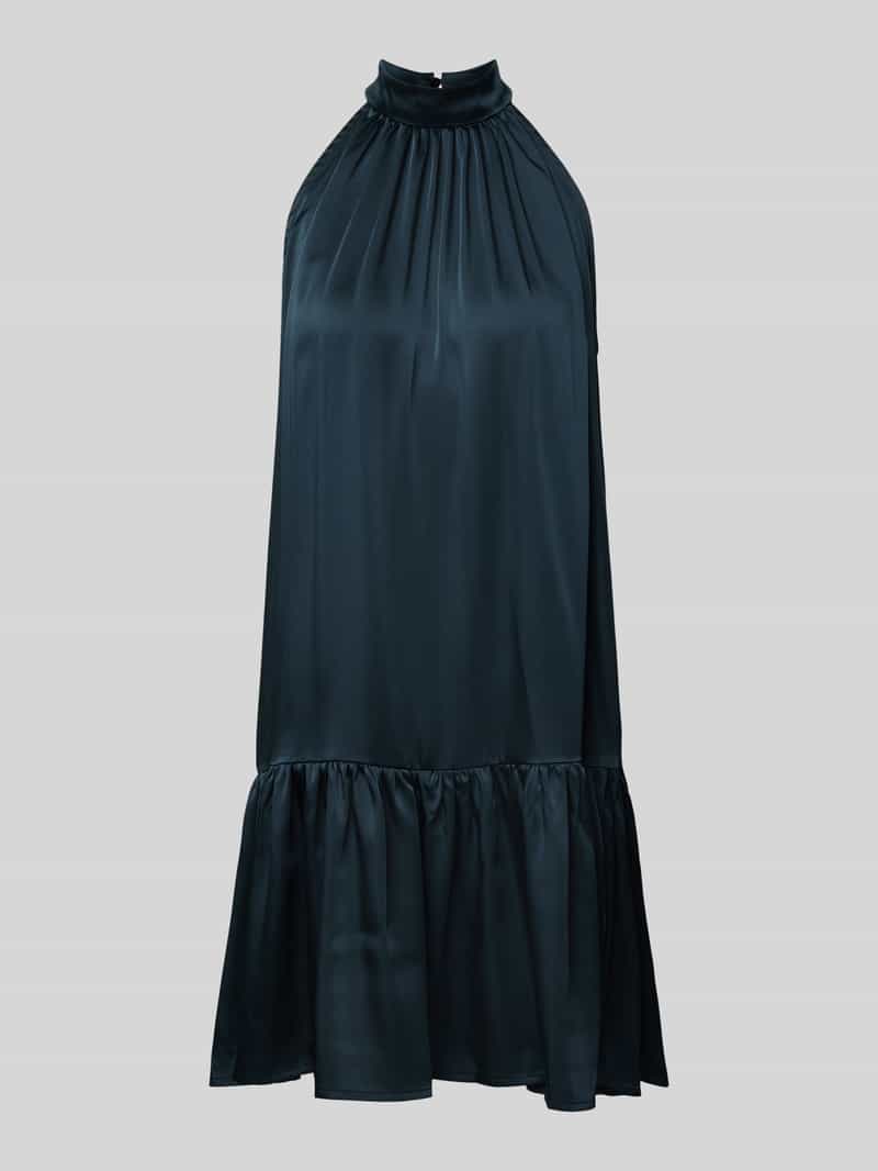 NEO NOIR Knielange jurk met volantzoom model 'Aladia Drapy'