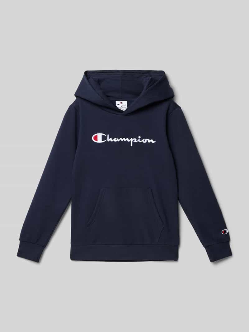 Champion Hoodie met labelstitching