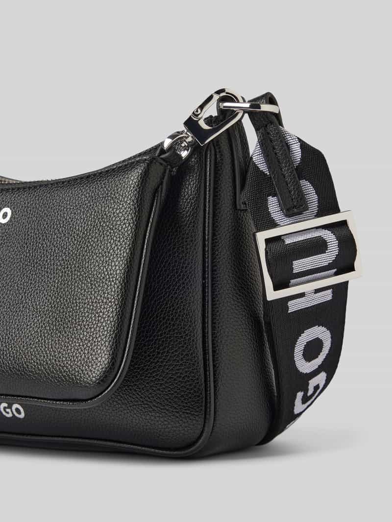 HUGO Handtas met labelprint model 'Bel'