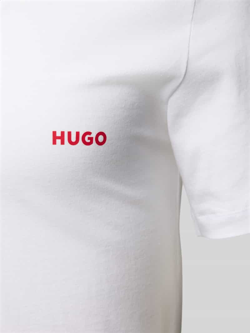 HUGO T-shirt van puur katoen in een set van 3 stuks