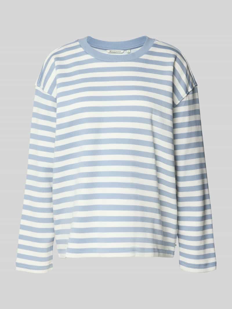 Tom Tailor Denim Sweatshirt met afgeronde zoom
