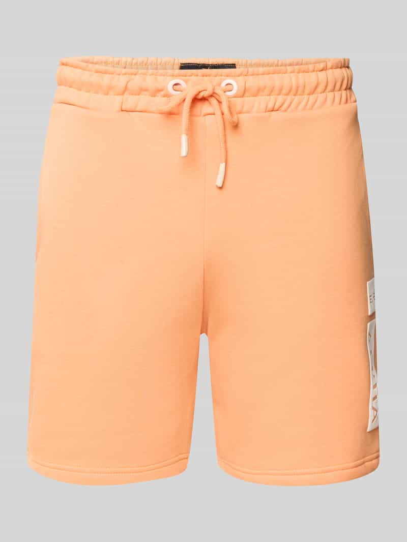 alpha industries Sweatshorts met elastische band en tunnelkoord