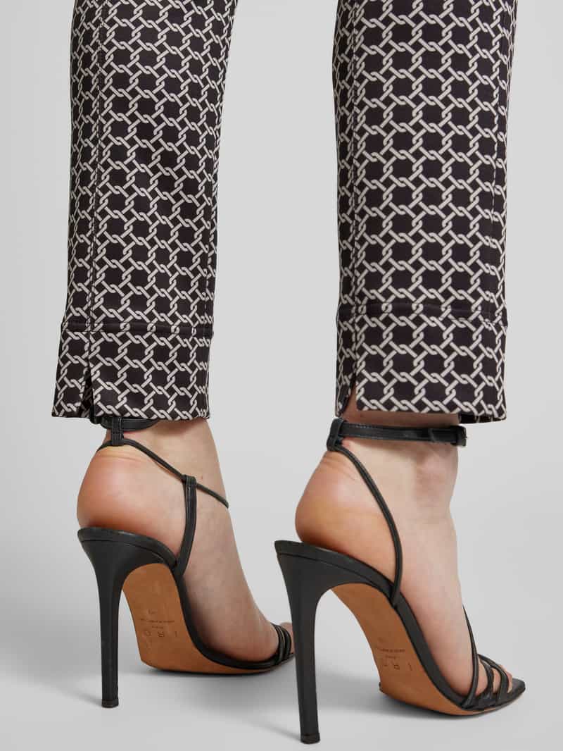 RAFFAELLO ROSSI Slim fit stoffen broek in verkorte pasvorm model 'PENNY'