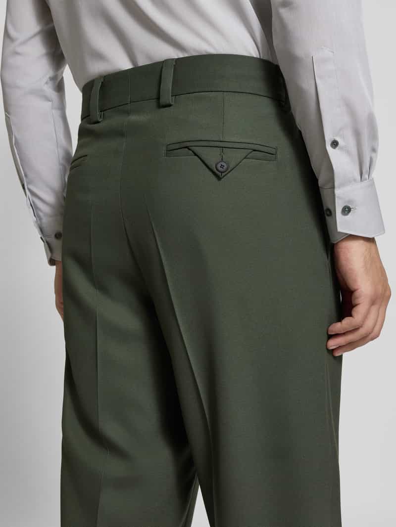 HUGO Regular fit pantalon met viscose
