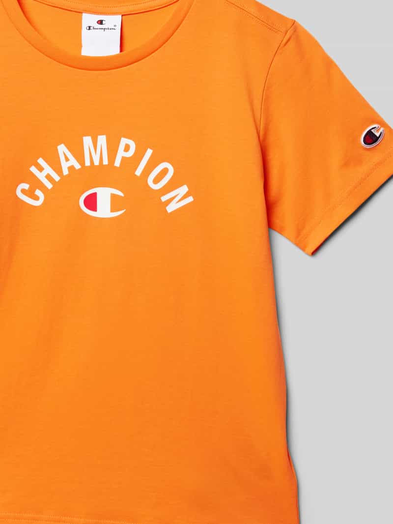Champion T-shirt met labelprint