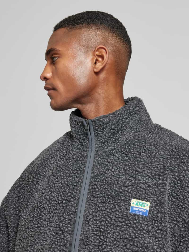 American vintage Bodywarmer van teddybont met opstaande kraag model 'HOKTOWN'