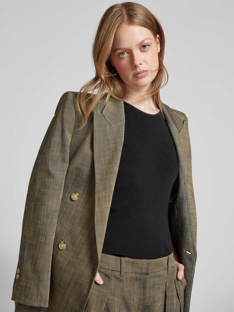 Boss Blazer van viscosemix met structuurmotief model 'Jaleto'
