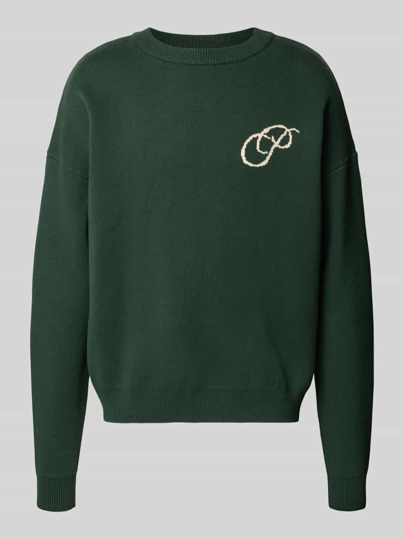 PROHIBITED relaxed fit gebreide pullover van puur katoen