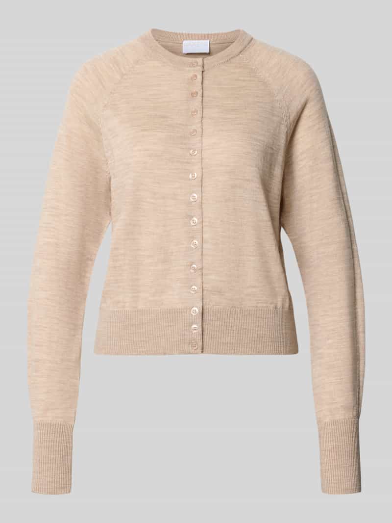 Jake*s Collection Regular fit gebreid jack van pure wol